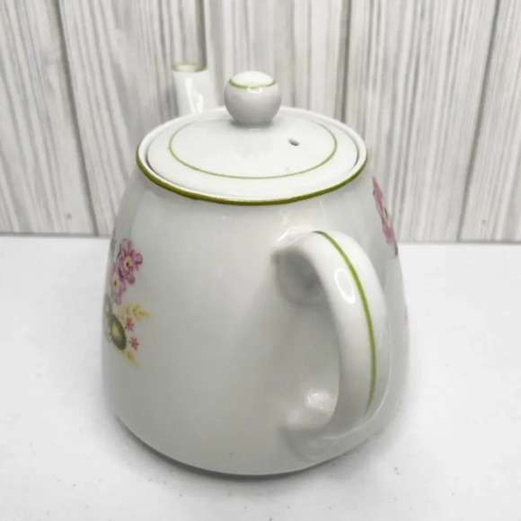 Vintage Pink Poppy Teapot‎ - Picture 4 of 15